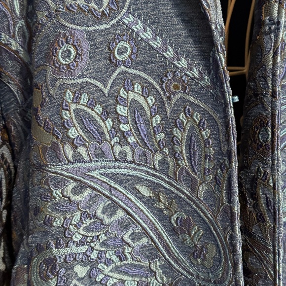 Chico Chenille Jacquard Coat/Jacket Chico Sz 2 US L - Picture 4 of 14